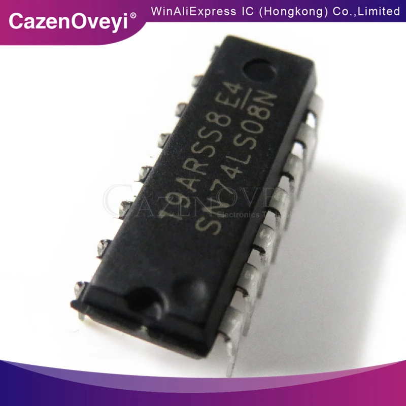 

10 шт./лот SN74LS08N SN74LS08 74LS08N HD74LS08P 74LS08 DIP-14, новая оригинальная деталь