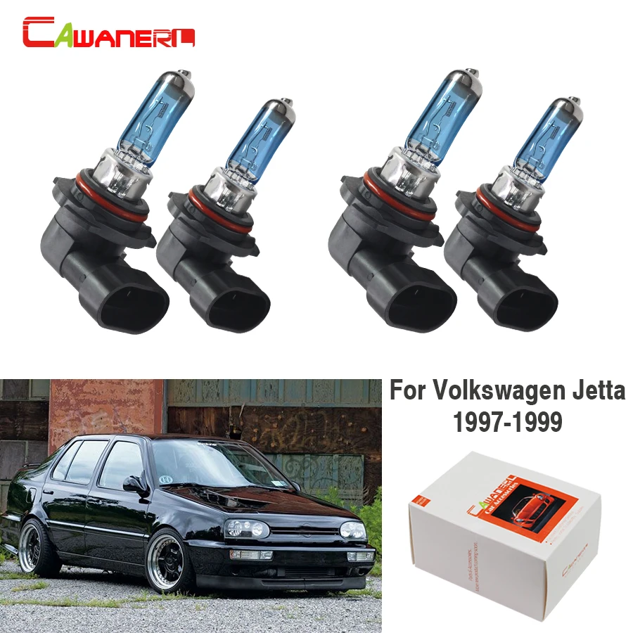 Cawanerl Стайлинг Авто головной светильник галогенная лампа высокой Мощность 2 пары