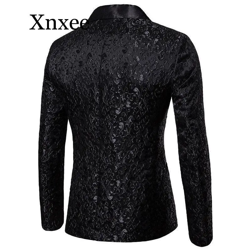 

Slim Fit Blazer Men 2020 New Arrival Mens Floral Blazers Floral Prom Dress Blazers Elegant Wedding Blazer and Suit Jacket Men