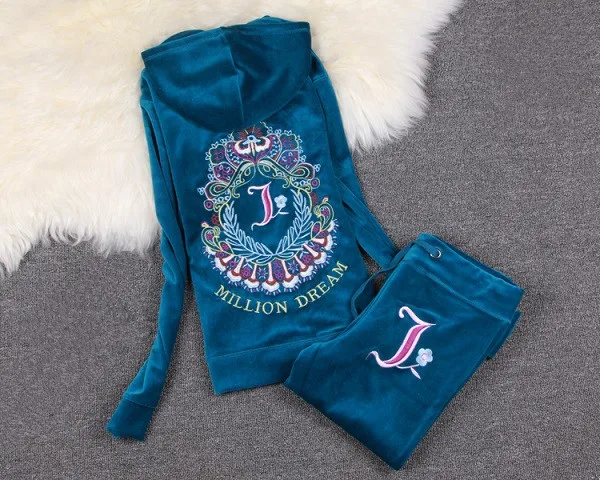 Женский брендовый бархатный Велюровый костюм на весну/Осень/2021 комплект из худи