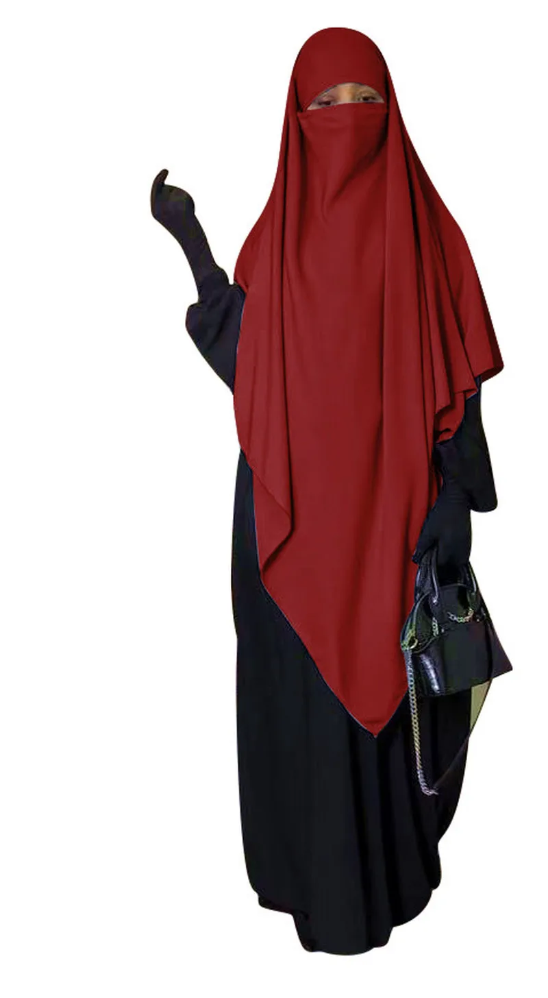 

Eid Hooded Muslim Women Long Khimar Hijab Prayer Garment Djellaba Jilbab Abaya Ramadan Gown Abayas Islamic Niqab Burka Jubah