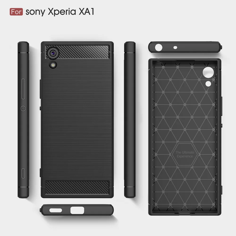Чехол-бампер для Sony Xperia XA1 XA 1 тонкий и легкий мягкий силиконовый матовый чехол с