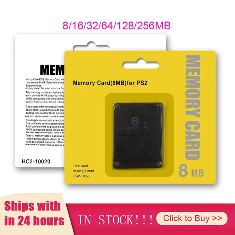 Игровая консоль данных для Sony PS2 PlayStation 2 Slim карта памяти Megabyte 8/16/32/64/128/256 Мб игровая