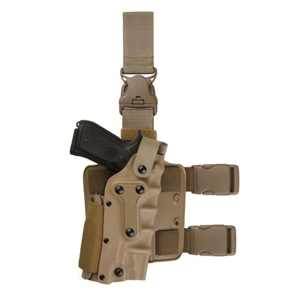 Тактическая кобура с платформой для ног аксессуары страйкбола черные кобуры