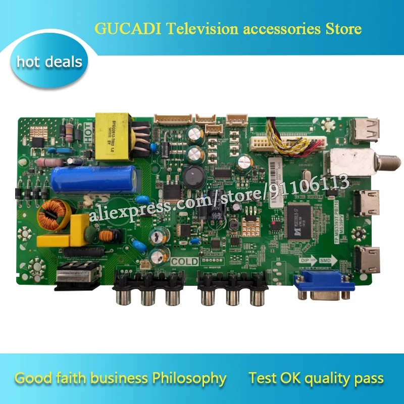 For LE32D8800 motherboard TP.MS3393T.PB710 screen ST315A04-3 good working | Walkie Talkie Parts &amp Accessories