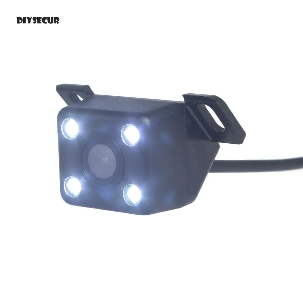 

DIYSECUR 120-градусная широкоугольная водонепроницаемая автомобильная камера заднего вида, СВЕТОДИОДНЫЙ цветной дисплей ночного видения, камер...