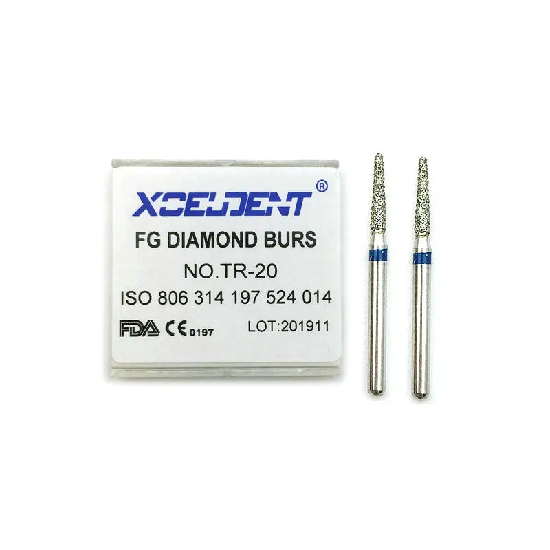 10 шт./кор. высокоскоростные алмазные полировочные боры зубные диаметры полировка