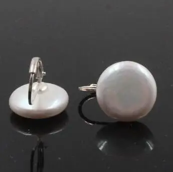 

Сережки из серебра с пресноводным жемчугом, 12-13 мм