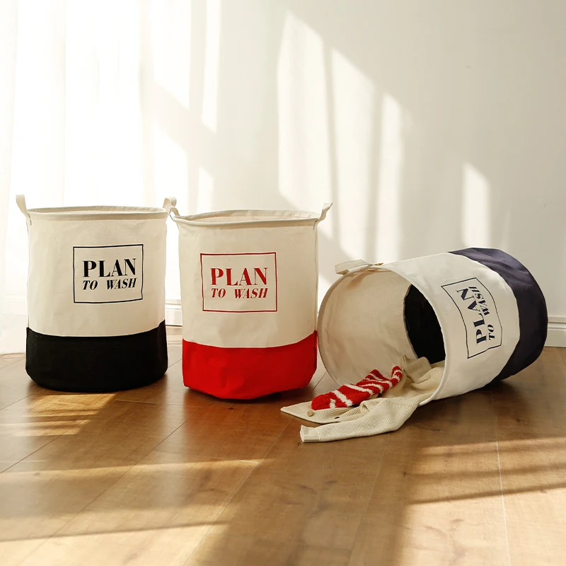 Портативная корзина для белья Puting большая коробка хранения игрушек из хлопка и