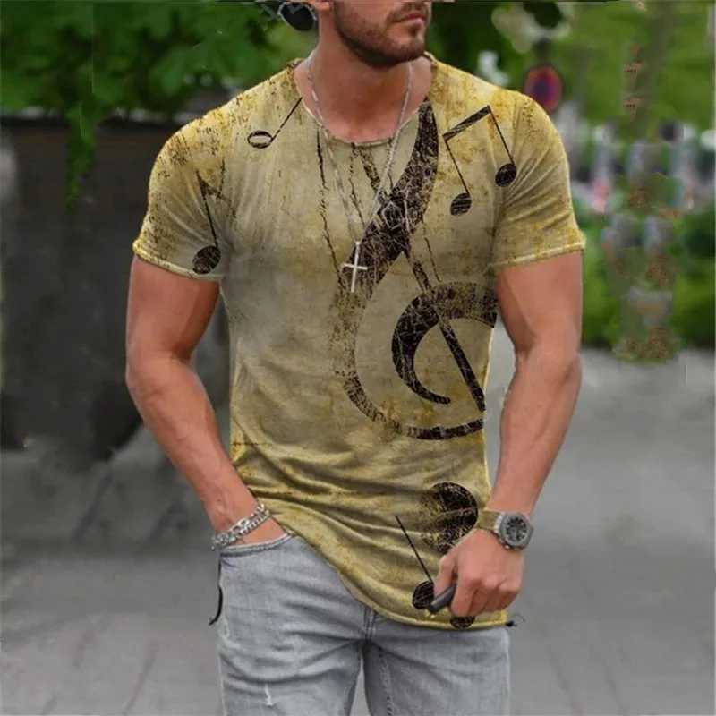 

Summer New Men Fashion Printed O Collared Ethnic Style T Shirts Men's Vintage Short Sleeve Graphic Tee Camisetas Hombre Verano