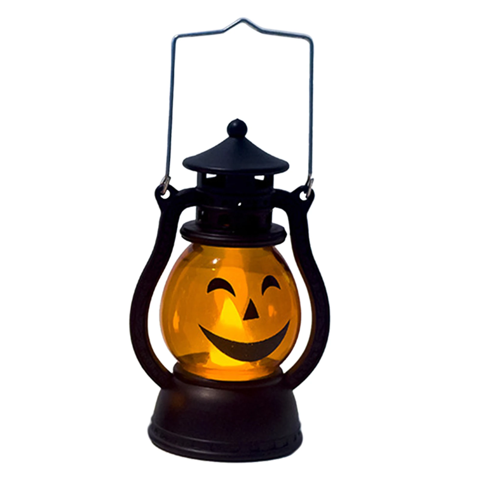 Светодиодный фонарь в виде тыквы стиле ретро масляная лампа форме пони украшение