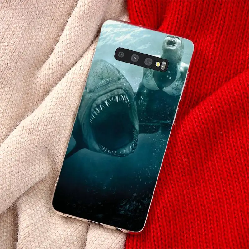 

Ocean Whale Shark Phone Case Transparent for Samsung A71 S9 10 20 HUAWEI p30 40 honor 10i 8x xiaomi note 8 Pro 10t 11