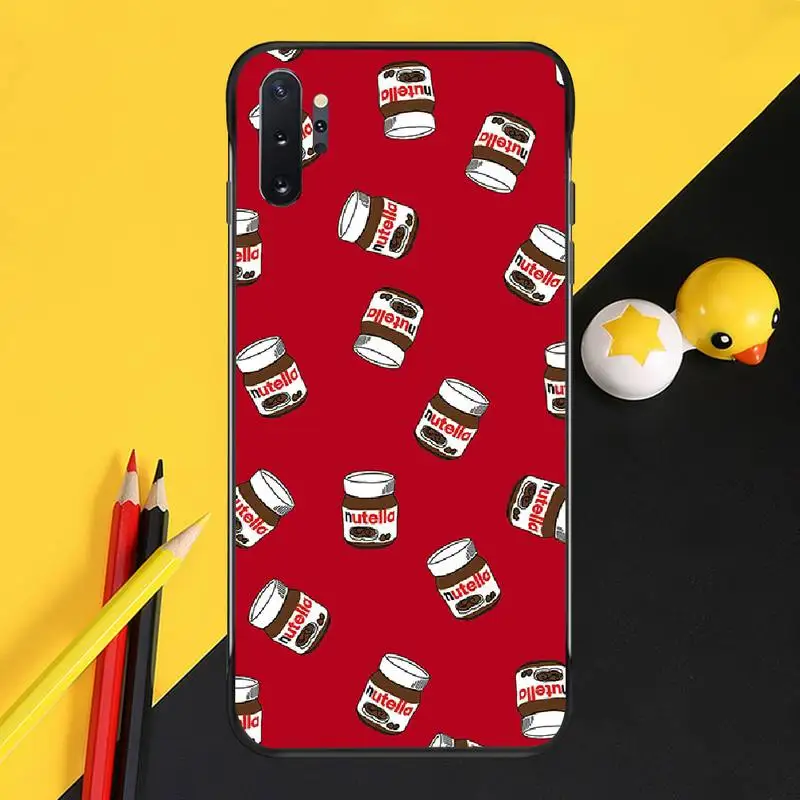 PENGHUWAN chocolate Food Tumblr Nutella Luxury Unique Design Phone Cover for Samsung Note 3 4 5 7 8 9 10 pro M10 20 30 | Мобильные