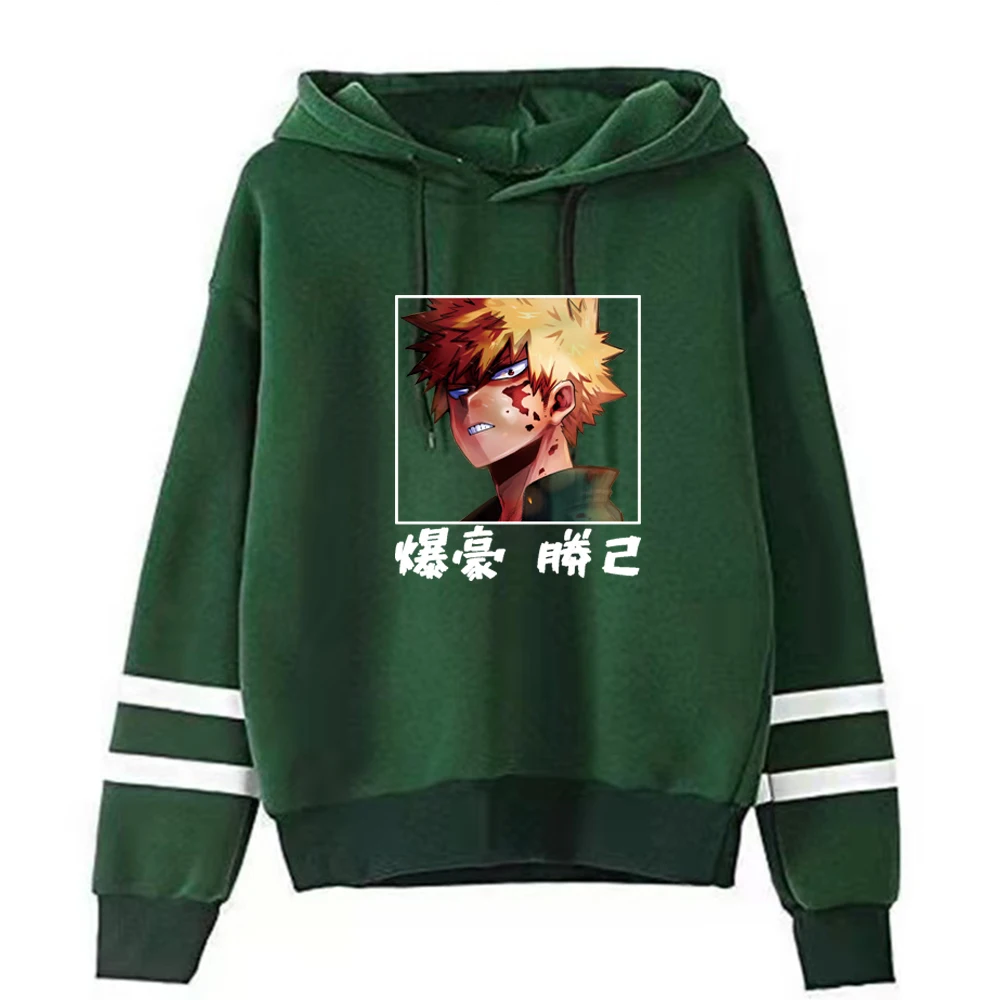 

Anime My Hero Academia Hoodie Fashion Loose Pullovers Tops Long Sleeves Uniex Cloths