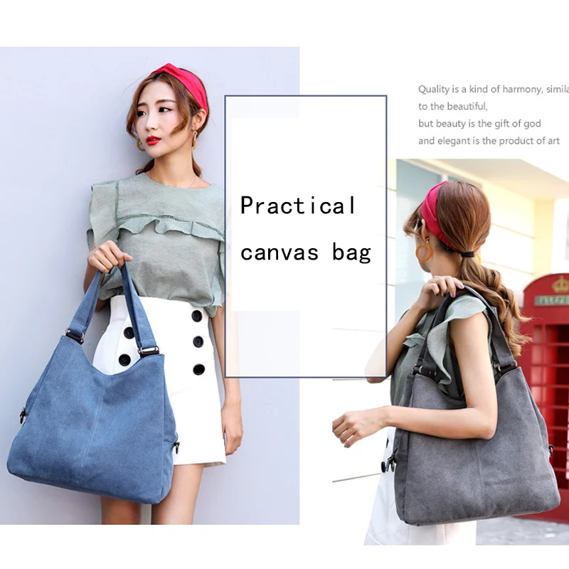 Большая Холщовая Сумка для покупок женщин многоразовый однотонный большой тоут