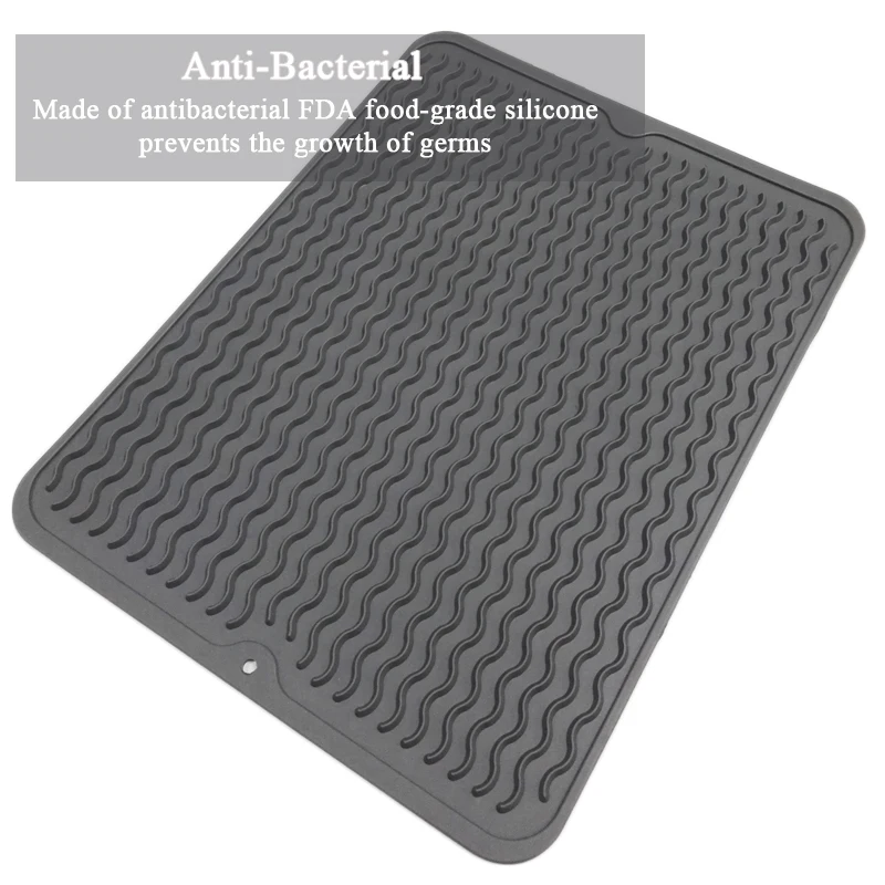 Large Silicone Table Placemat Premium Heat Resistant Drying Mat Tableware Dishwasher Dish Cup Cushion Pad Dinnerware |