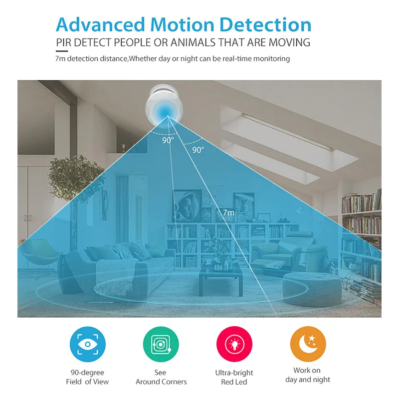 Tuya Smart Life WiFi PIR инфракрасный датчик движения детектор сигнализации Беспроводной Супер компактные PIR сенсорный детектор домашняя сигнализация