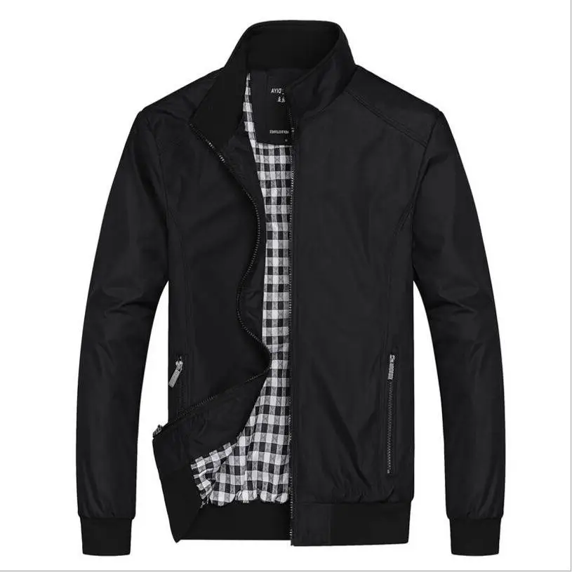 

Big Size 5XL 6XL Mens Spring Summer Jackets Casual Thin Male Windbreakers College Bomber Black Windcheater Hommes Varsity Jacket