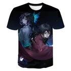 Модная крутая футболка для мужчин и женщин, футболки с 3D принтом аниме убийца демонов, Мужскаяженская футболка в стиле Харадзюку, уличная одежда, топы большого размера