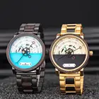 Часы наручные BOBO BIRD Мужские автоматические, спортивные механические деловые с деревянным браслетом из нержавеющей стали, 2021