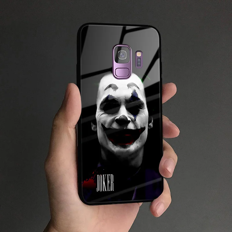 iD 76 Пленка Joker Joaquin Phoenix стеклянный чехол для телефона мягкий силиконовый чехол для Samsung Galaxy S8 s9 s10e s10 plus note 8 9 10 PLUS - Цвет: iD 76