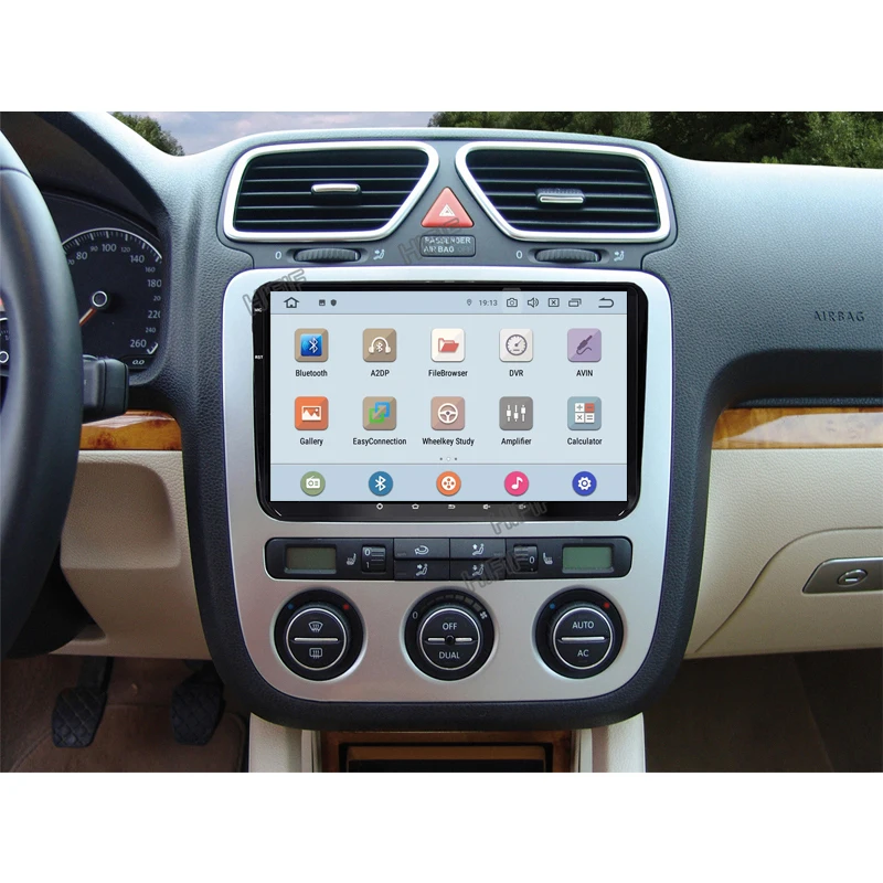 Автомобильный GPS плеер PX6 IPS DSP 4G Android 10 0 2 DIN для сиденья Altea Фольксваген Толедо GOLF 5/6