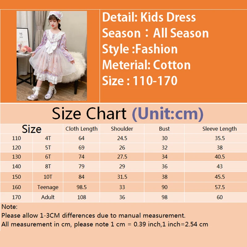

Spring New Girls Purple Dress Cute Lolita Dress Long Sleeve Princess Dress Party Cosplay Tutu Vestido de fiesta disfraz princesa