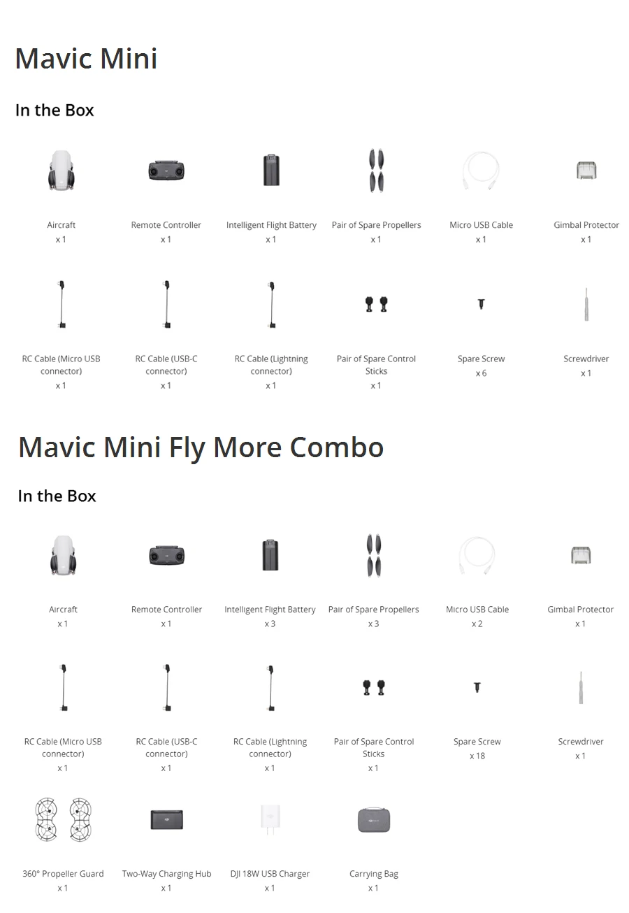 DJI Mavic mini fly more combo drone 3 Axis Gimbal 4 км HD видео 2,7 K камера 30 мин макс Время полета 249 г в