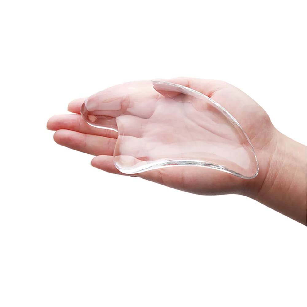 Скребок Cofoe 3D Для Массажа Гуаша с натуральным кристаллом массажер для спа терапии