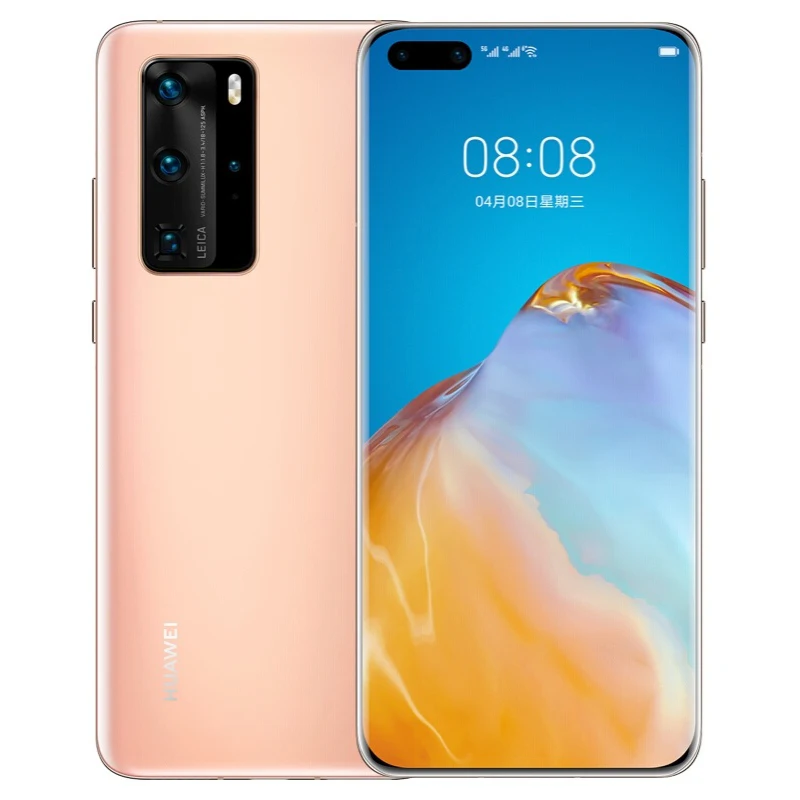 Смартфон Huawei P40 Pro 100% оригинал Android 10 6 58 дюйма 90 Гц 8 + 128 ГБ Kirin 990 50 МП 4 камеры 40