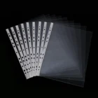 Многофункциональный лист для файлов формата А4, прозрачный лист из ПВХ с 11 отверстиями, защита для документов, 20 шт.