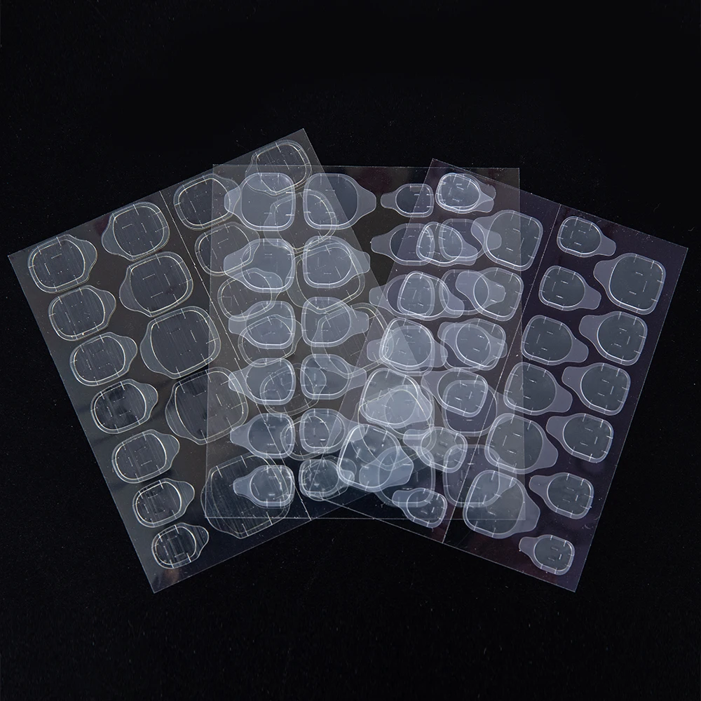 

1Pcs Professional Waterproof False Nail Double-sided Adhesive Jelly Nail Glue Transparent Invisible Stickers Manicure Art Tools