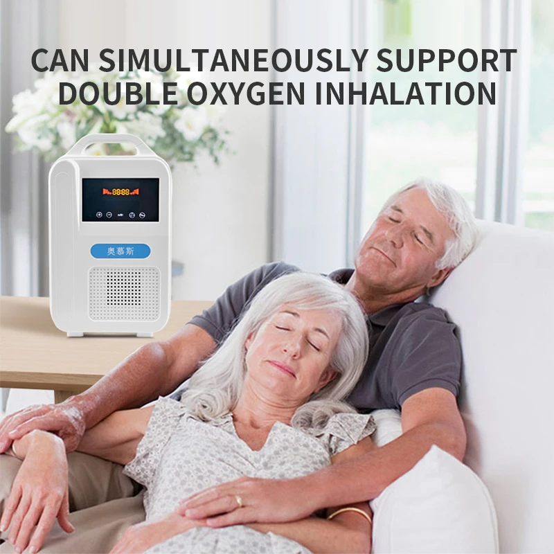 

KJ-8001 atomizing negative ion oxygen generator 1L CAR oxygen machine OEM elderly health home oxygen absorber 220v
