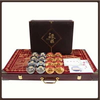 glass professional chinese chess decoration portable chess set luxury board games for adults jogo de tabuleiro chess set luxury
