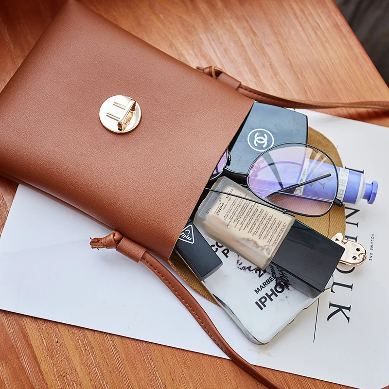 NEWPOSS Drop Shipping Touch Screen Cell Phone Purse Bag Smartphone Wallet Tassel Leather Shoulder Strap Handbag Women |