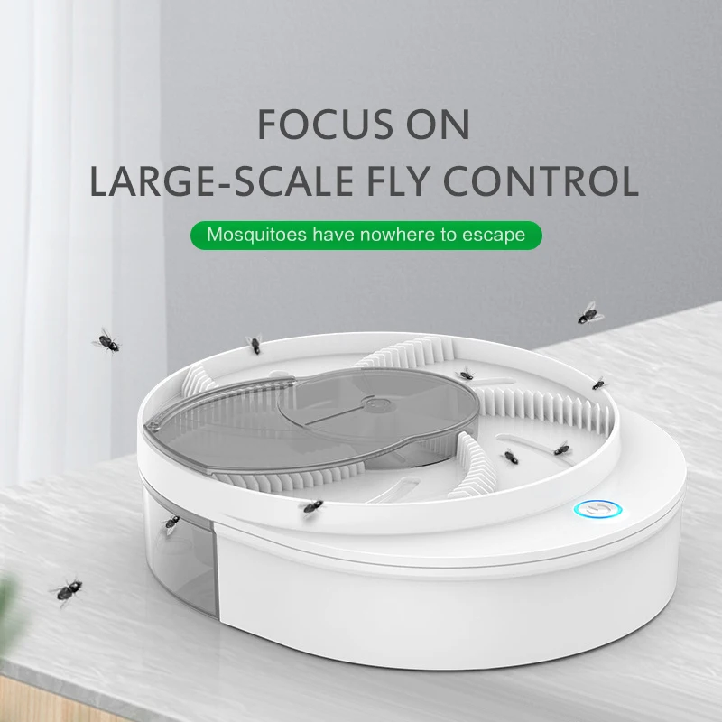 

Electric Fly Trap Anti-Fly Traps Automatic Fly Mosquito Killer Traps Flycatcher Device Insect Pest Catching Artifacts Repeller