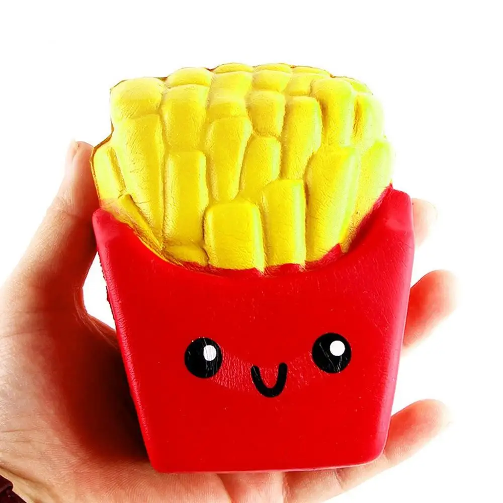 Симпатичная кавайная мини фри мягкая красочная игрушка медленно