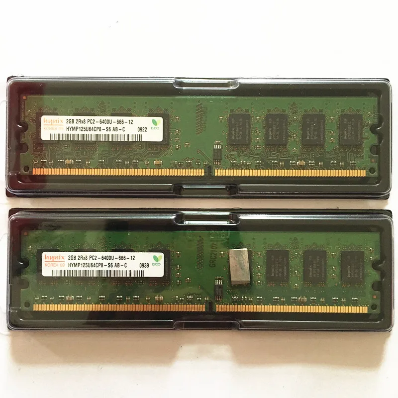 Hynix ddr2 2 ГБ 800 МГц память для настольного компьютера RAM DDR2 Гб 2RX8 PC2 6400U 666 12