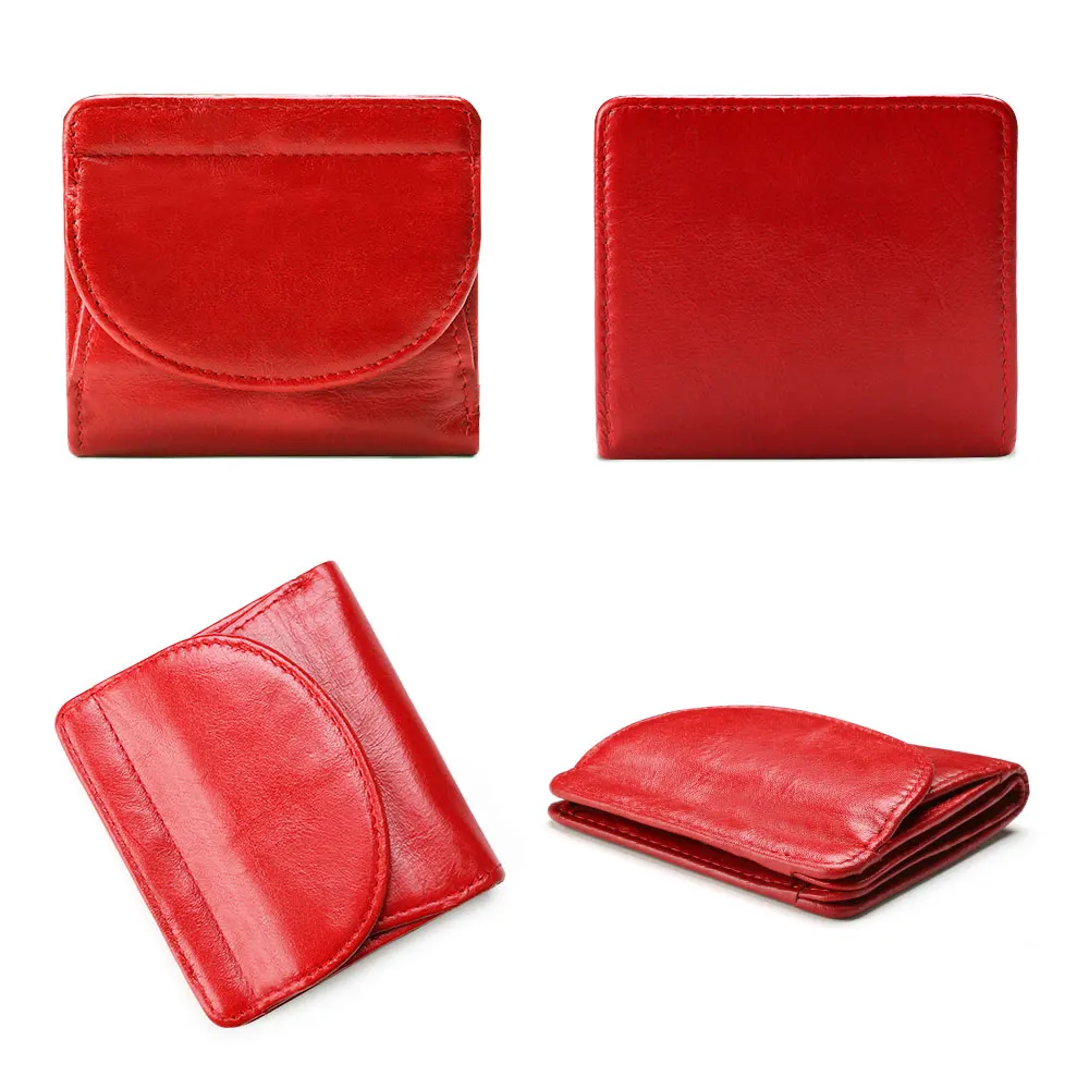 Женский мини кошелек JOYIR из натуральной кожи маленький держатель для карт