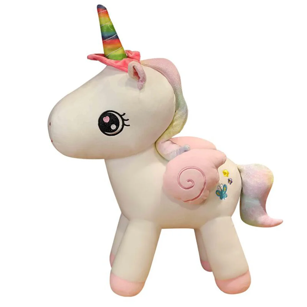 

Angel Unicorn Figurine Girl Horse Pillow Birthday Christmas Gift Children Stuffed Plush Toy