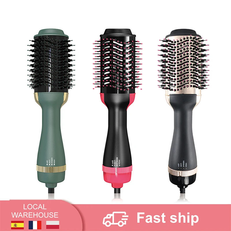 

3 IN 1 Hot Air Brush One-Step Hair Dryer And Volumizer Styler and Dryer Blow Dryer Brush Professional Brush Hair Dryers