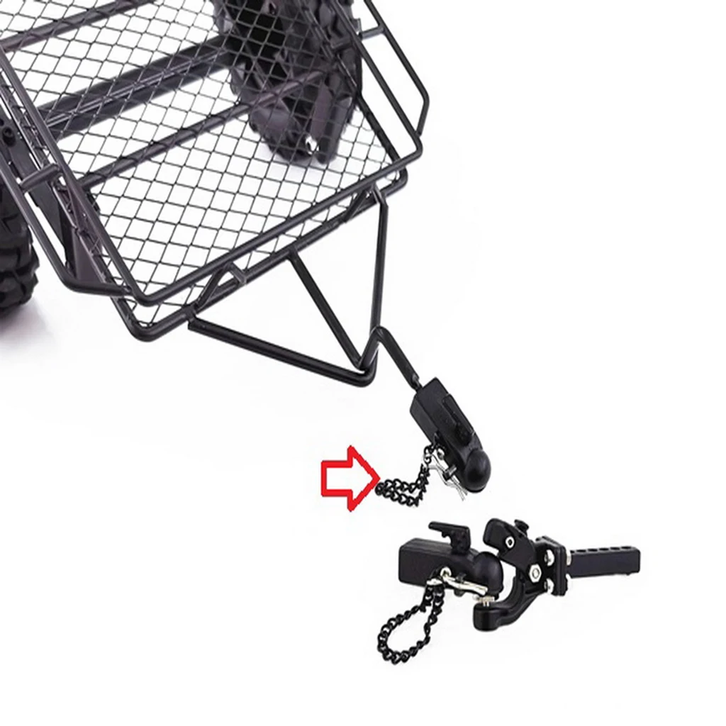 

RC Buggy Truck Tow Hook Trailer Linkage for 1/10 90046 90047 TRX4 Accessory