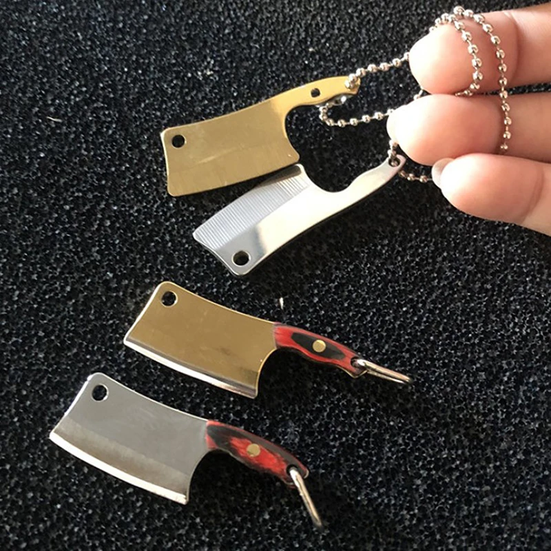 

1PC Portable Stainless Steel Small Kitchen Knife Camping Mini Peeler Keychain Pocket EDC Knife