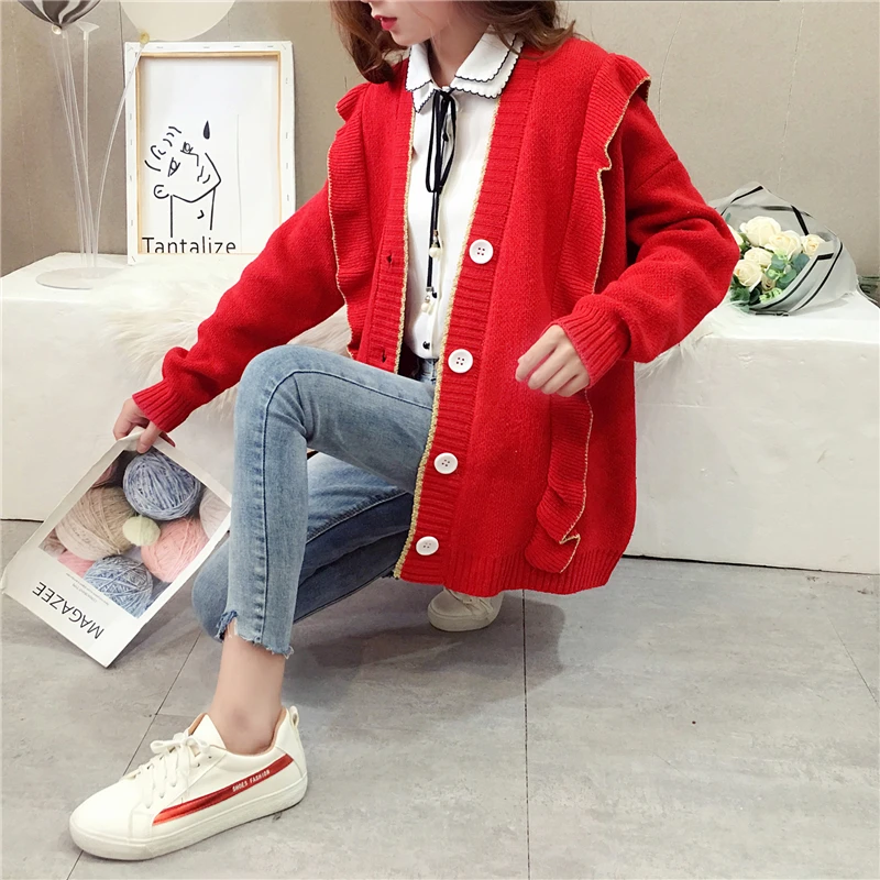 Женская кофта с рукавами летучая мышь повседневный трикотажный свитер