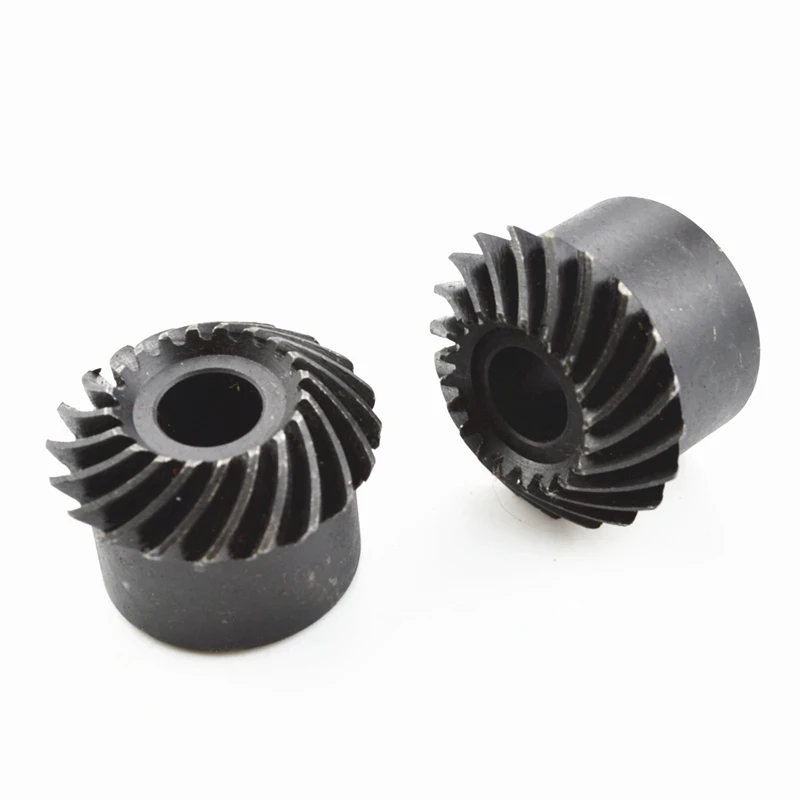 

2pcs 1:1 Bevel Gear 1 Modulus 20 Teeth 25 TeethWith Inner Hole 6mm 90 Degree Drive Commutation carbon Steel Gears