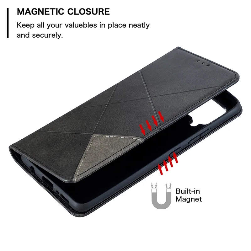 

New Style Magnetic Leather Slim Case na For Samsung Galaxy A42 5G A12 A11 A21s A31 A41 A51 A71 S20 FE S21 Plus S30 Ultra Flip Ph