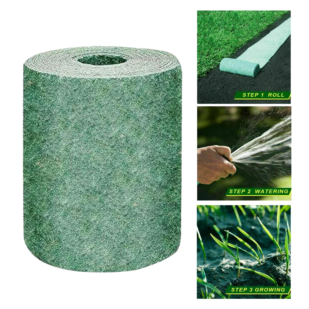 

1PC Grass Mat No Seeds Biodegradable Artificial Lawns Fake Turf Carpets Home Garden Floor Decoration Dropshipping