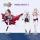 16 см фигурка героя мультфильма Honkai Impact3, изысканные настольные украшения, подарок другу, Kiana  Yae Sakura, коллекционные игрушки