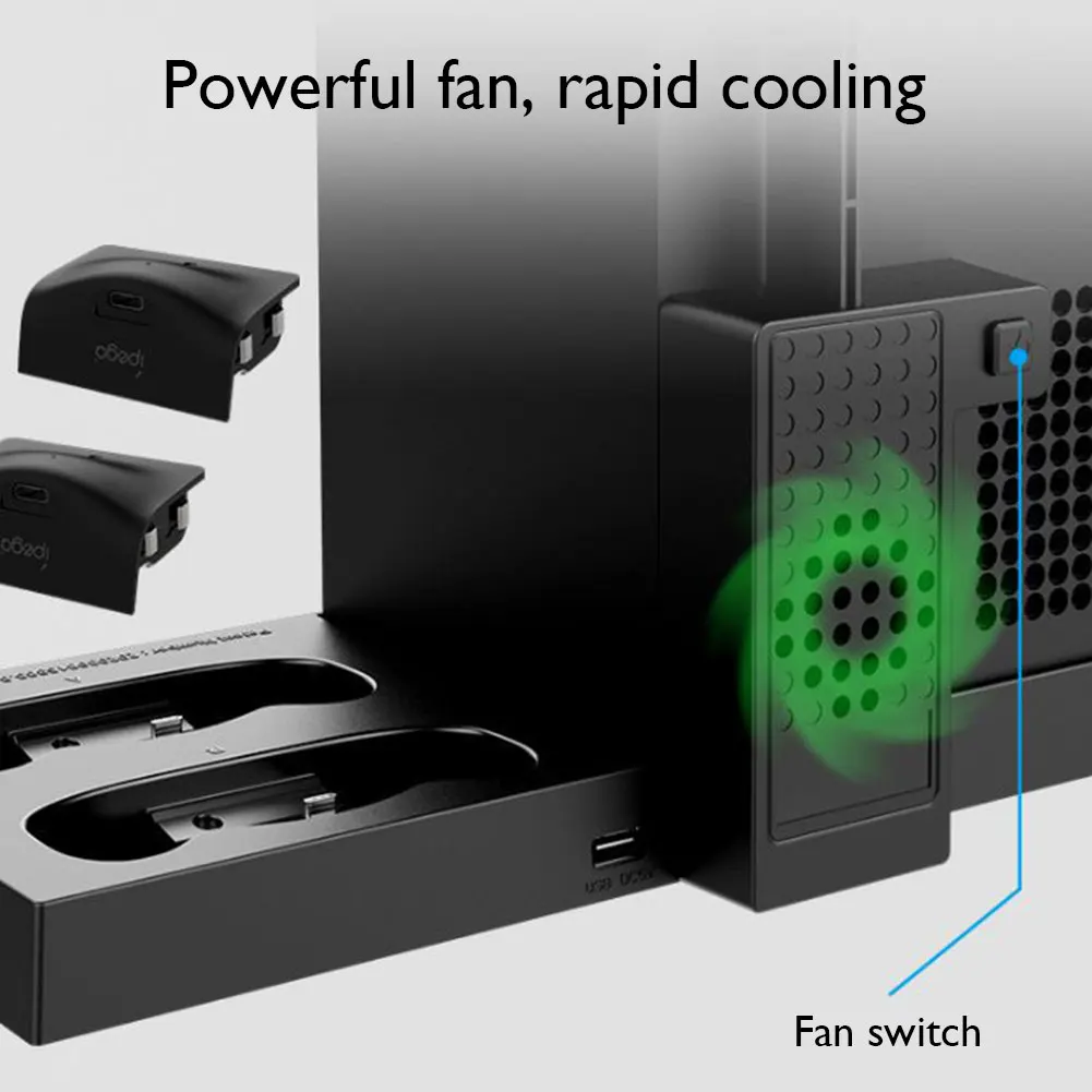 Подставка для контроллера X box база зарядки вентилятора геймпада держатель