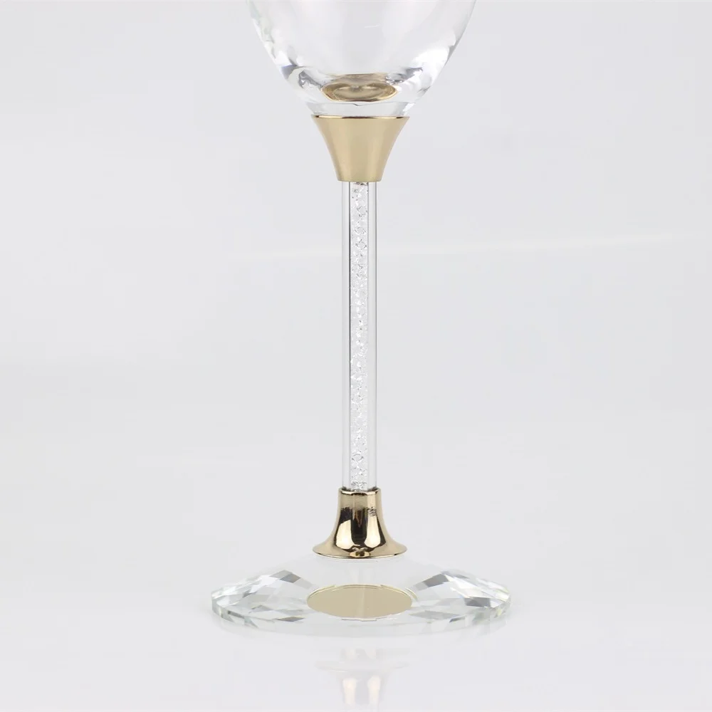 Золотые 250 мл 2 шт./компл. хрустальные поджаренные Свадебные очки